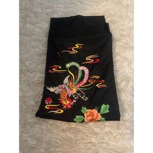 Vintage NOS Daffodil Chinese Kimono Robe L